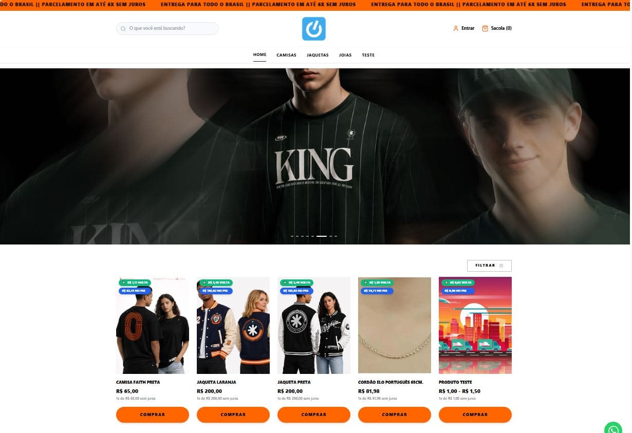 Sistema de E-commerce Vidia Commerce