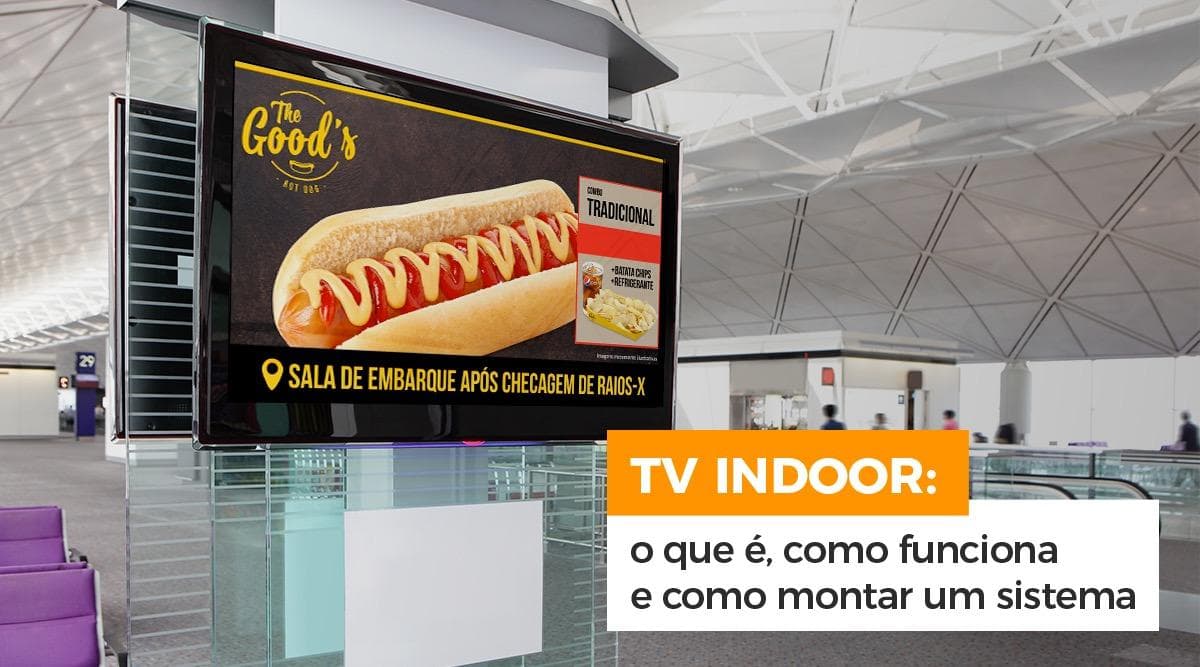 TV Indoor e Menu Board Digital Vidia Sistemas